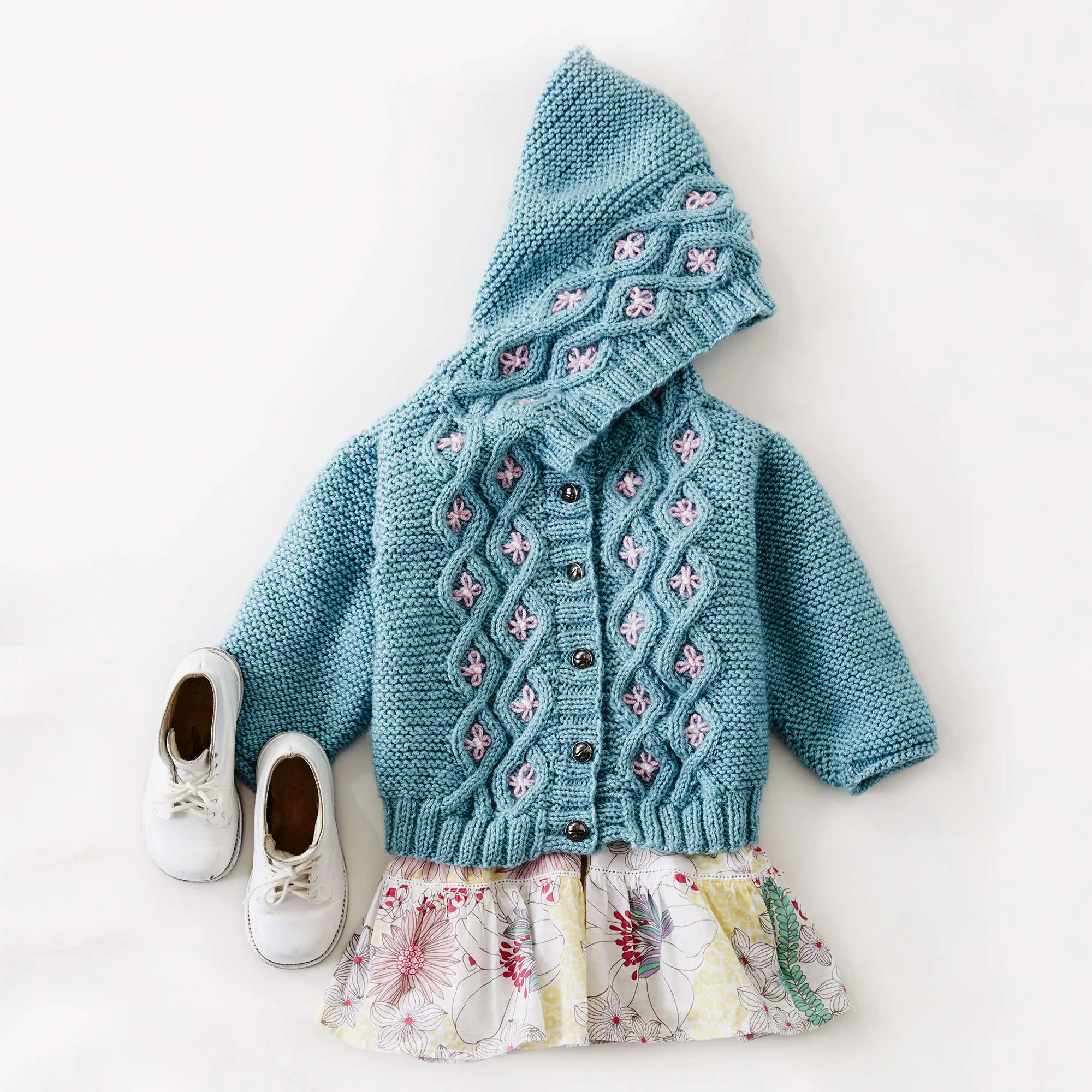 Patons Cabled Knit Cardigan