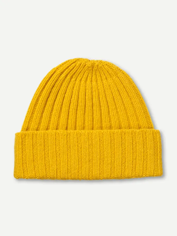 PLAIN RIBBED HAT CUMIN