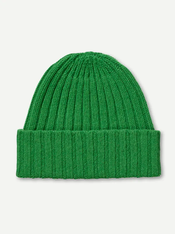 PLAIN RIBBED HAT CUMIN