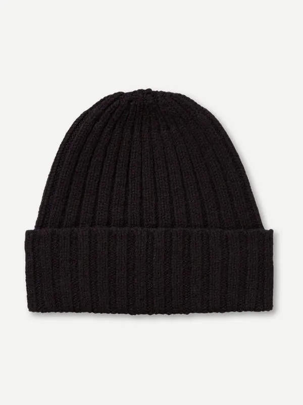 PLAIN RIBBED HAT CUMIN