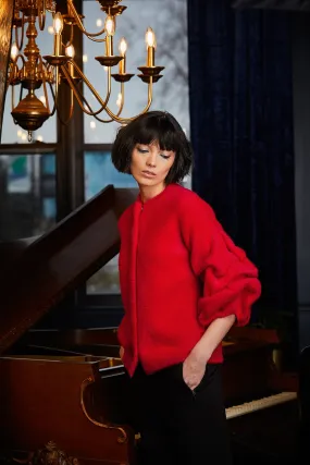 Puff Sleeve Cardigan