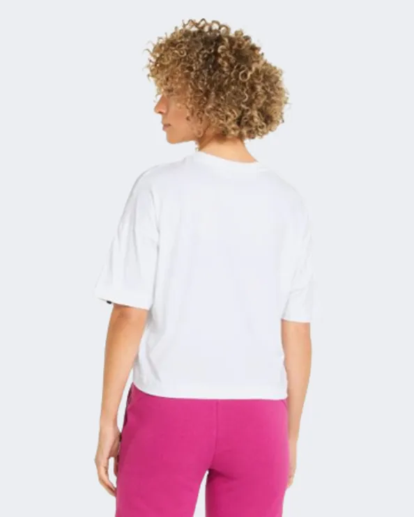 Puma Power Tape Cropped Women Lifestyle T-Shirt White