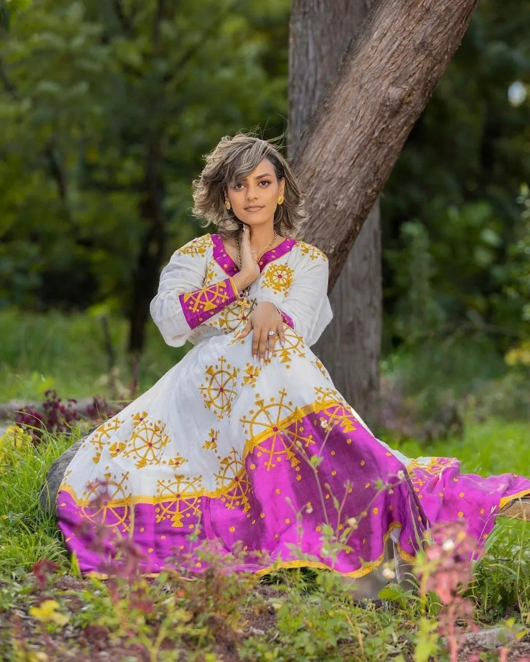 Purple Habesha Dress Design Modern Habesha Kemis Design Habesha Libs es00110