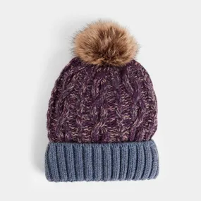 Purple Multi Winter Carnival Hat: One Size