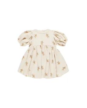 Quincy Mae - Waffle Babydoll Dress (Gingerbread)