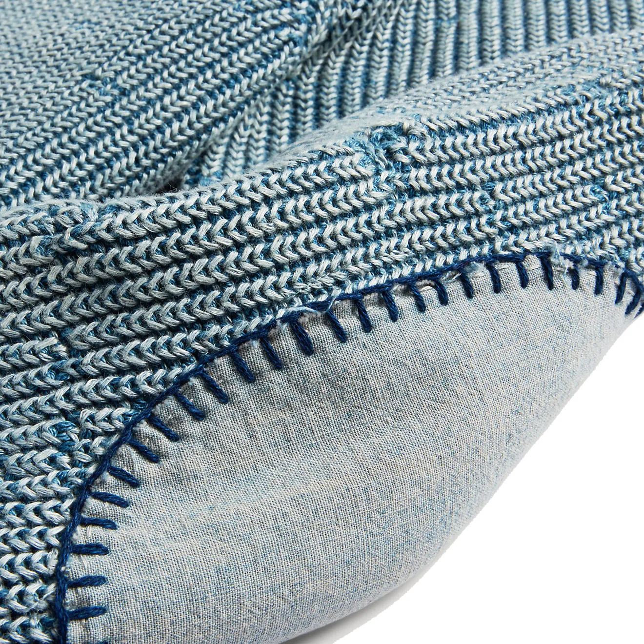 RRL by Ralph Lauren Cotton Linen Cardigan Light Indigo