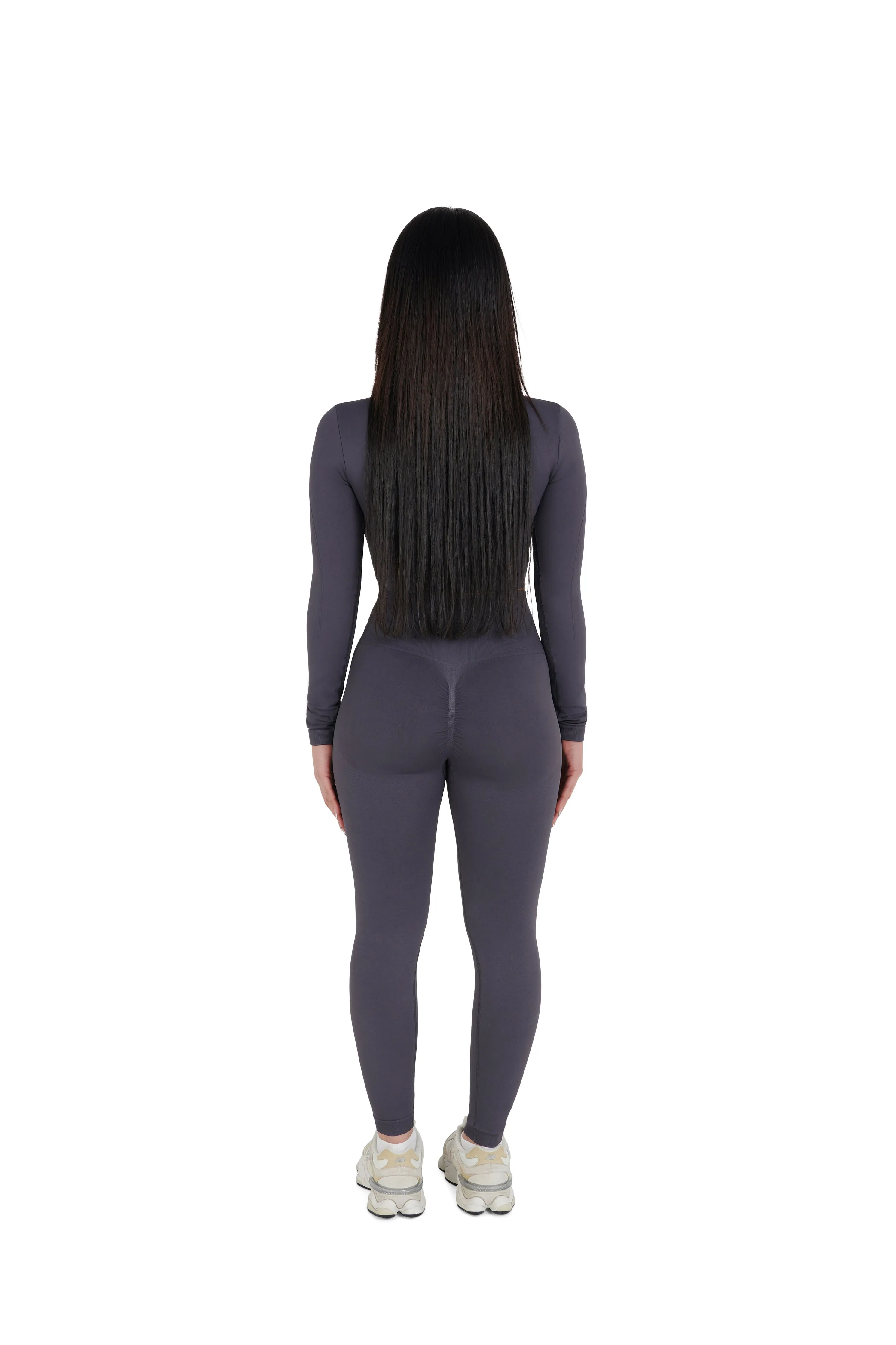 Seamless Cropped Zip Jacket