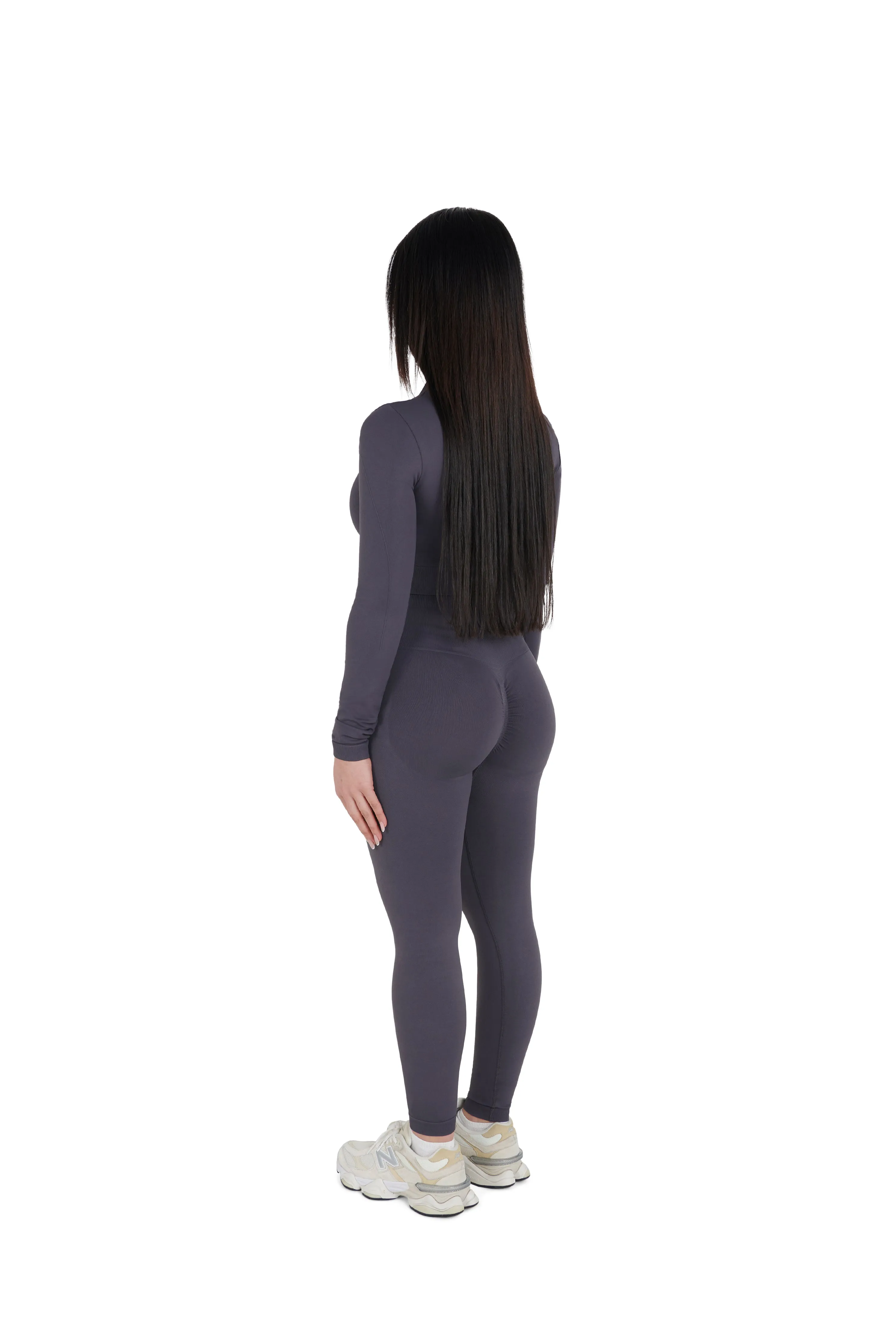 Seamless Cropped Zip Jacket
