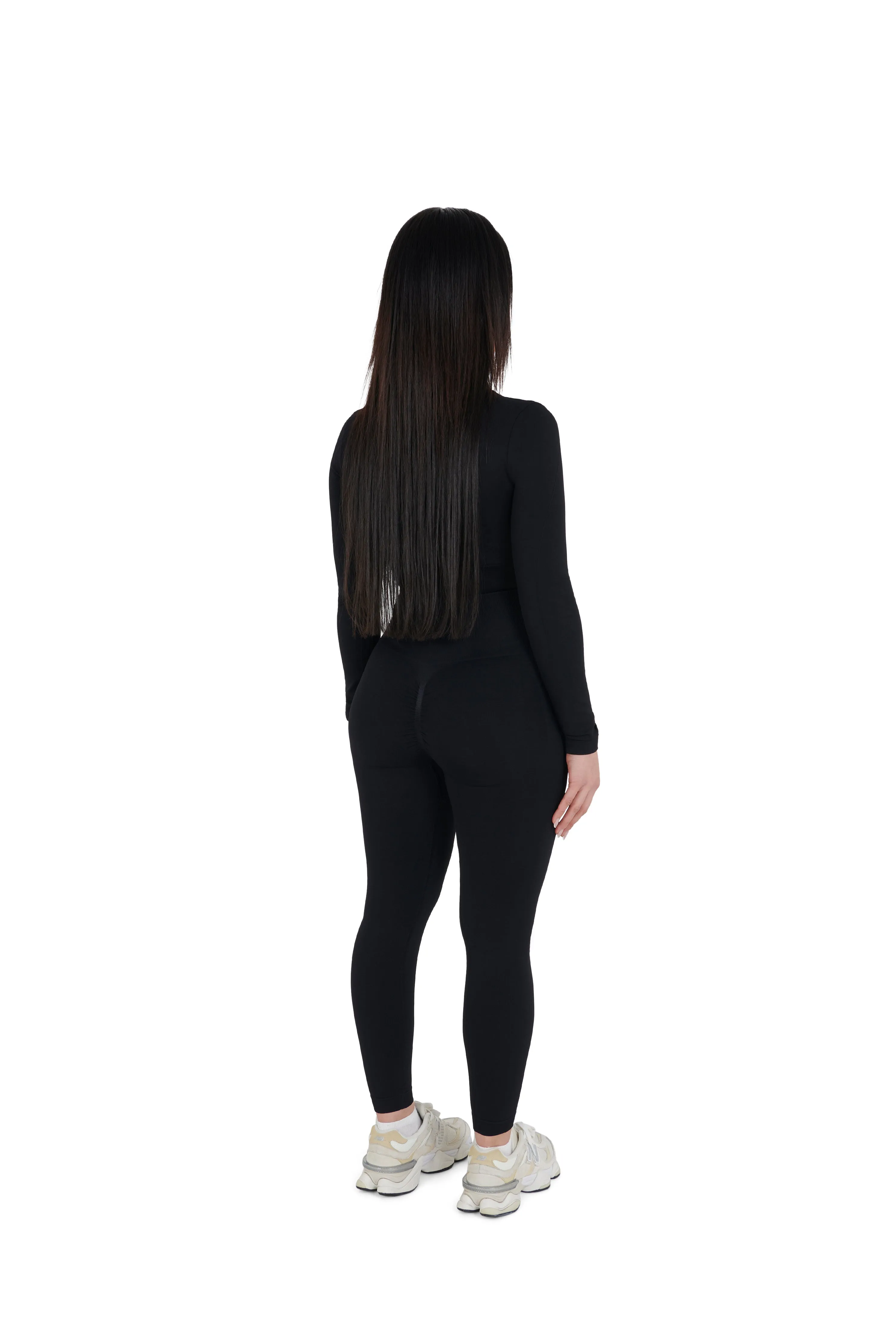 Seamless Cropped Zip Jacket