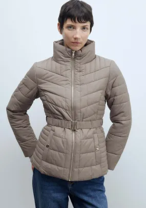 Short Parka - Taupe