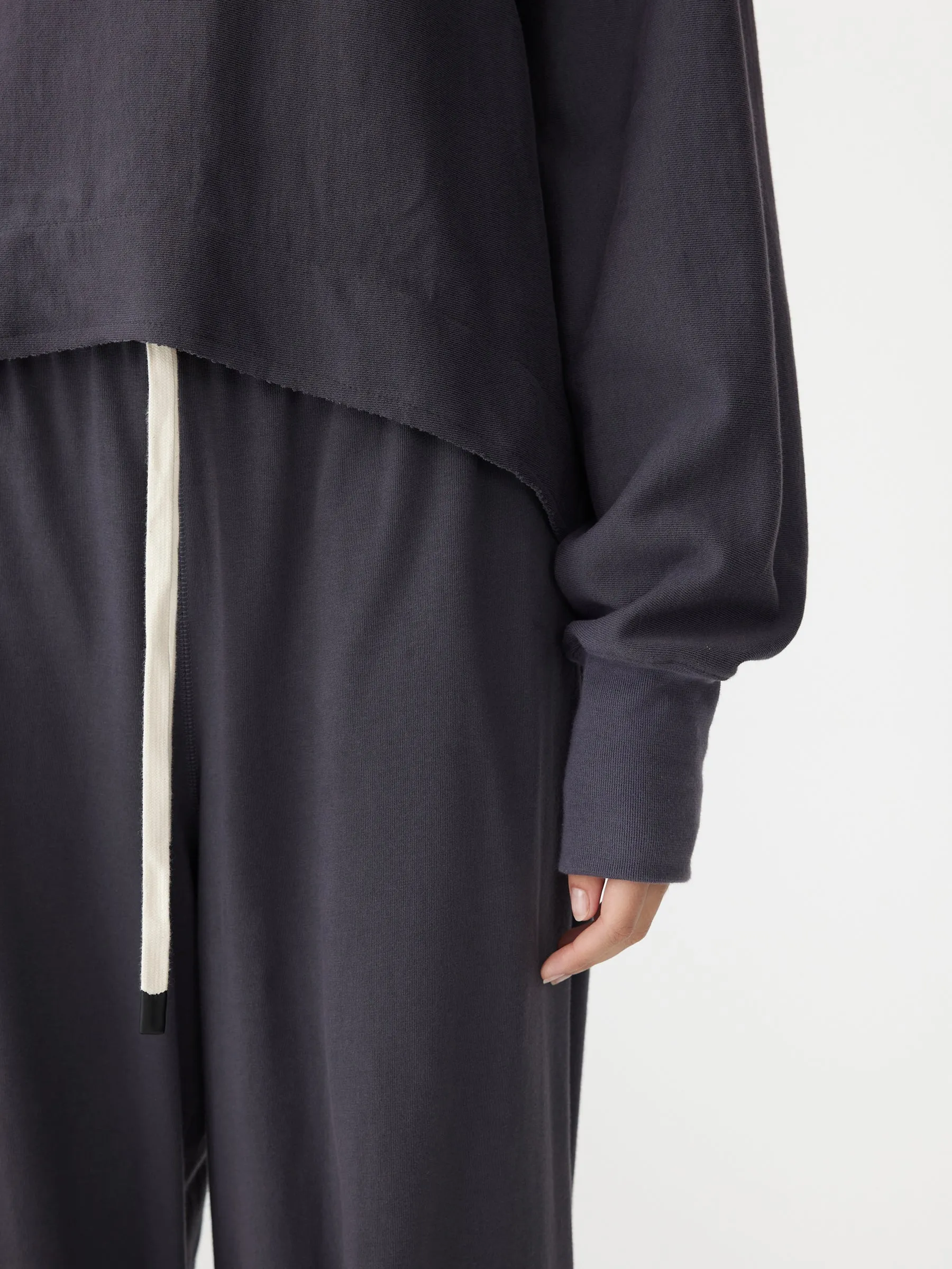 side split contrast sweat