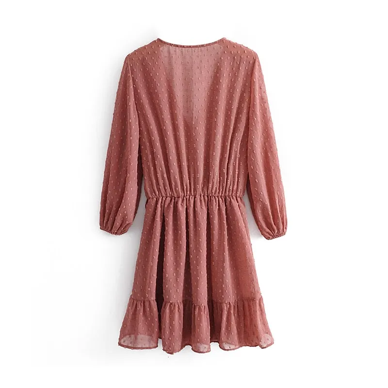 Smocked Mini Dress | Smocked Mini Dress With Ruffles