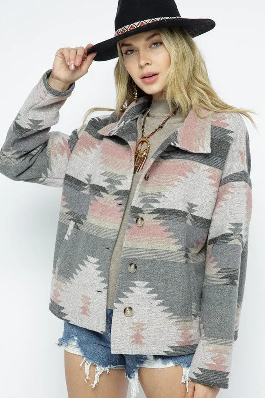 Soft & Comfy Aztec Jacket