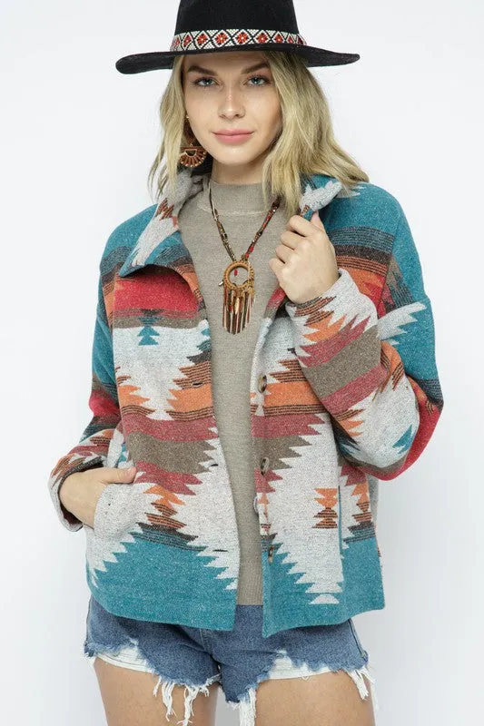 Soft & Comfy Aztec Jacket