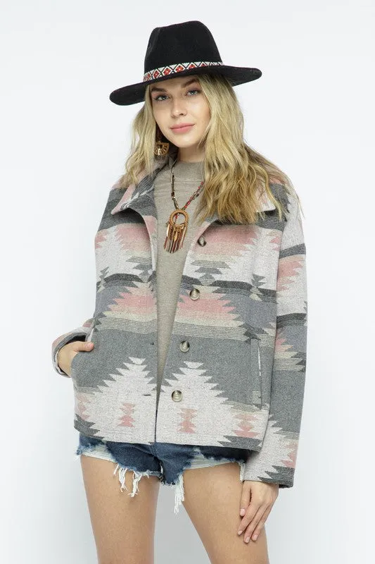 Soft & Comfy Aztec Jacket