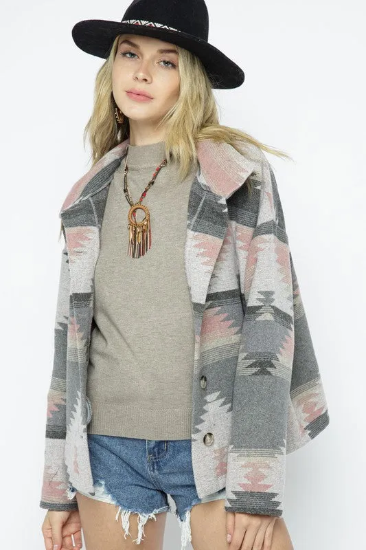 Soft & Comfy Aztec Jacket