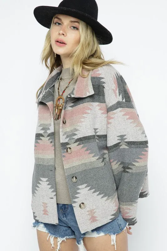 Soft & Comfy Aztec Jacket