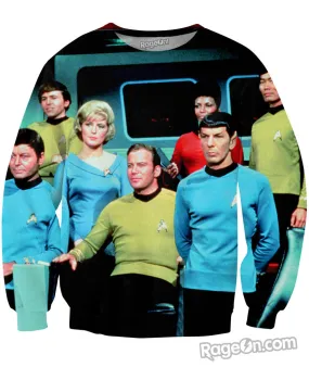 Star Trek Crewneck Sweatshirt Star Trek Crewneck Sweatshirt