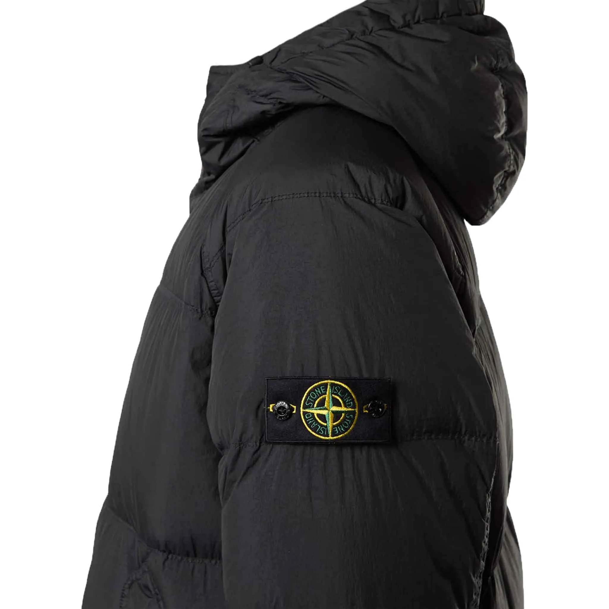 Stone Island Crinkle Reps R-NY Down Parka in Black