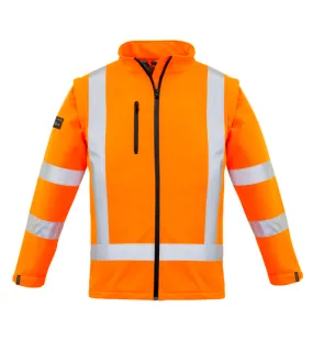 Syzmik | Womens Hi Vis NSW Rail X Back 2 In 1 Softshell Jacket | ZJ770