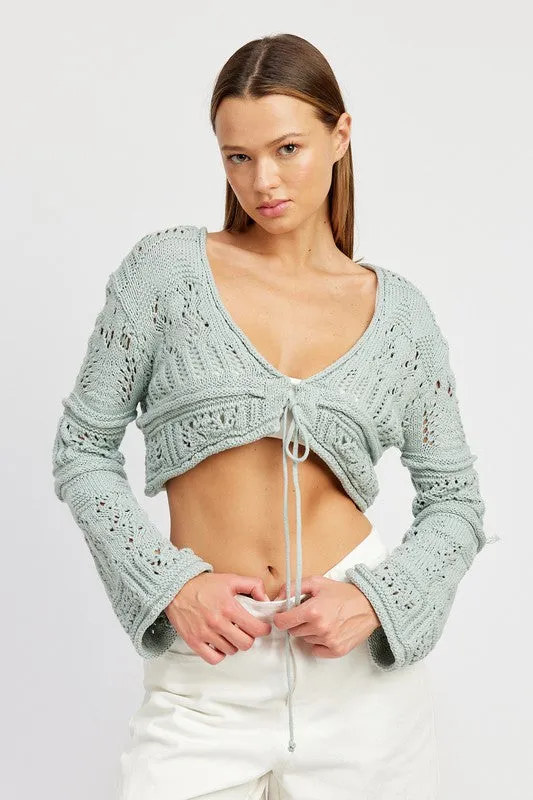 TEEK - CROCHET CROPPED TOP