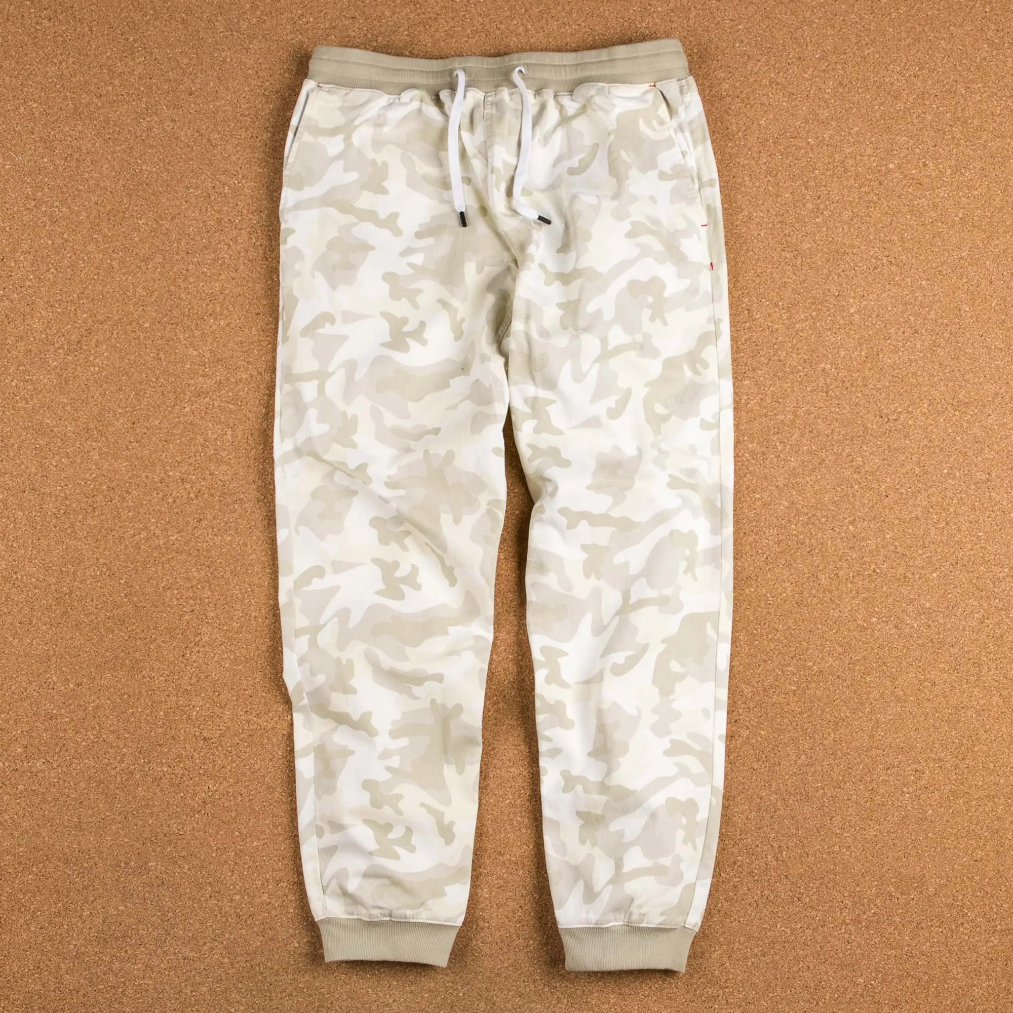 The Quiet Life Camo Jogger Sweatpants - White / Camo