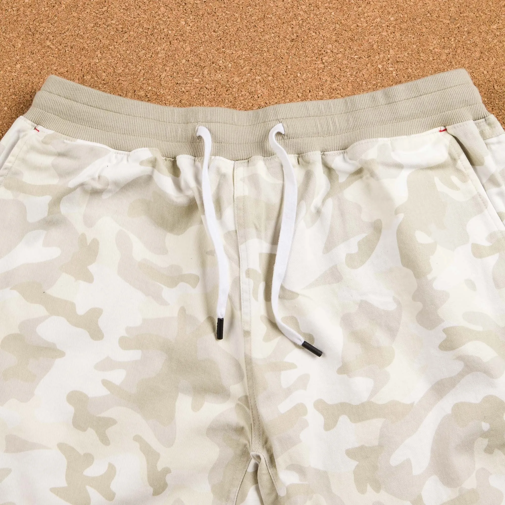 The Quiet Life Camo Jogger Sweatpants - White / Camo