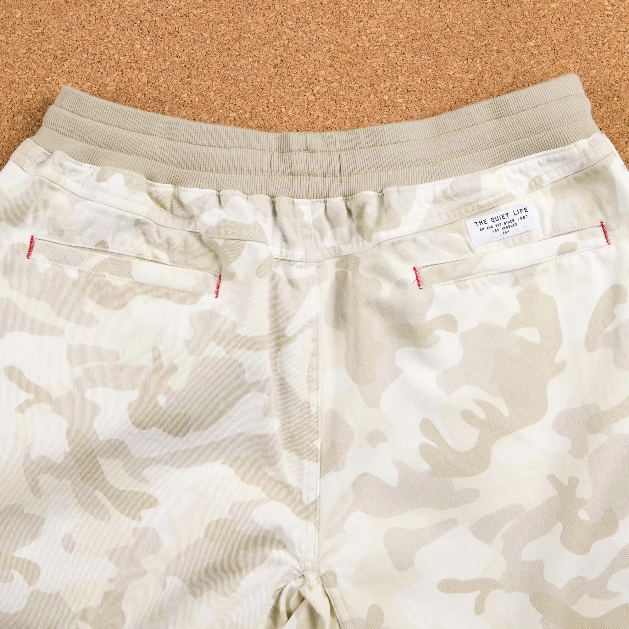 The Quiet Life Camo Jogger Sweatpants - White / Camo