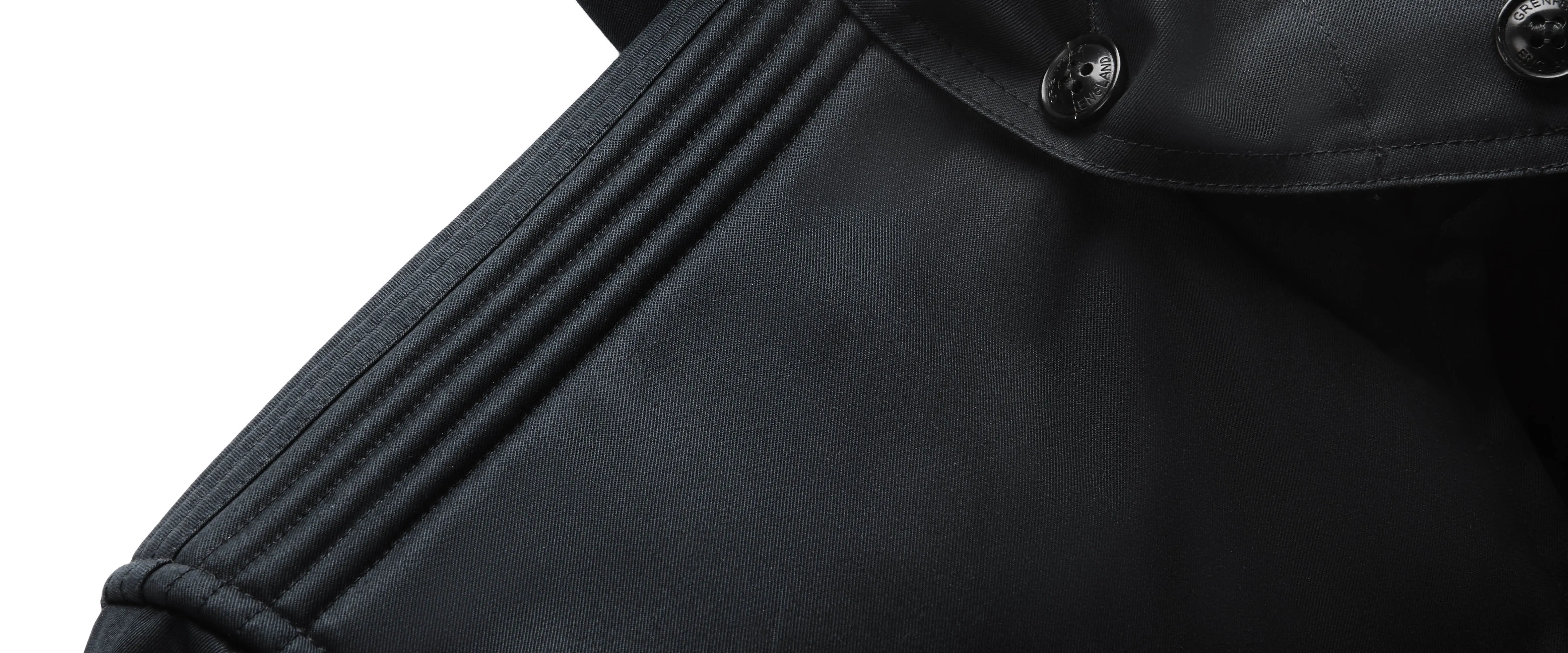 The Walker in Navy Grenfell Cloth