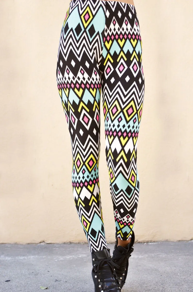Tribal Print Leggins