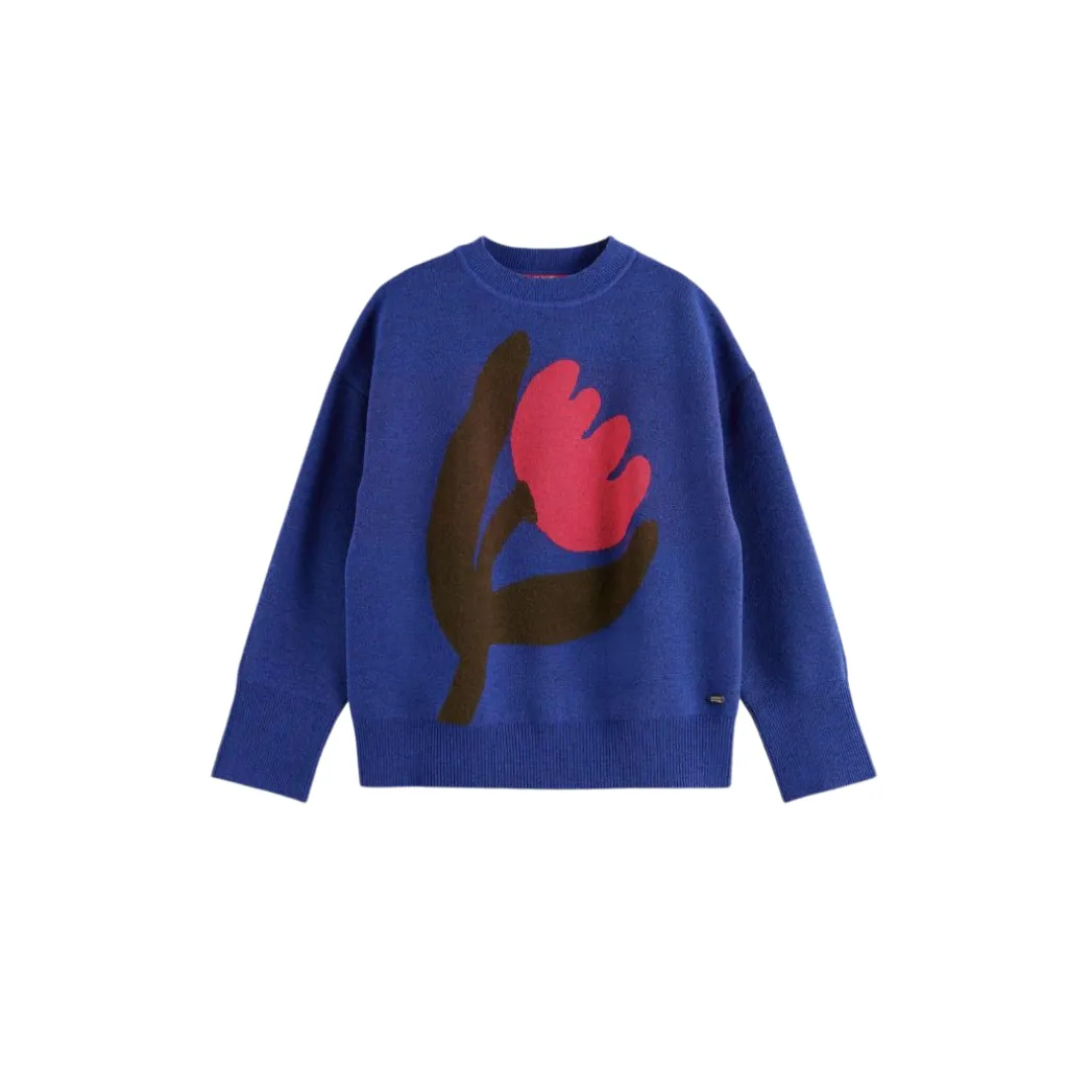 Tulip Design Oversized Jumper