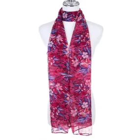 Uma Flower Hot Pink Scarf