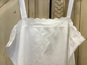 Vintage French Linen Slip - Art Deco
