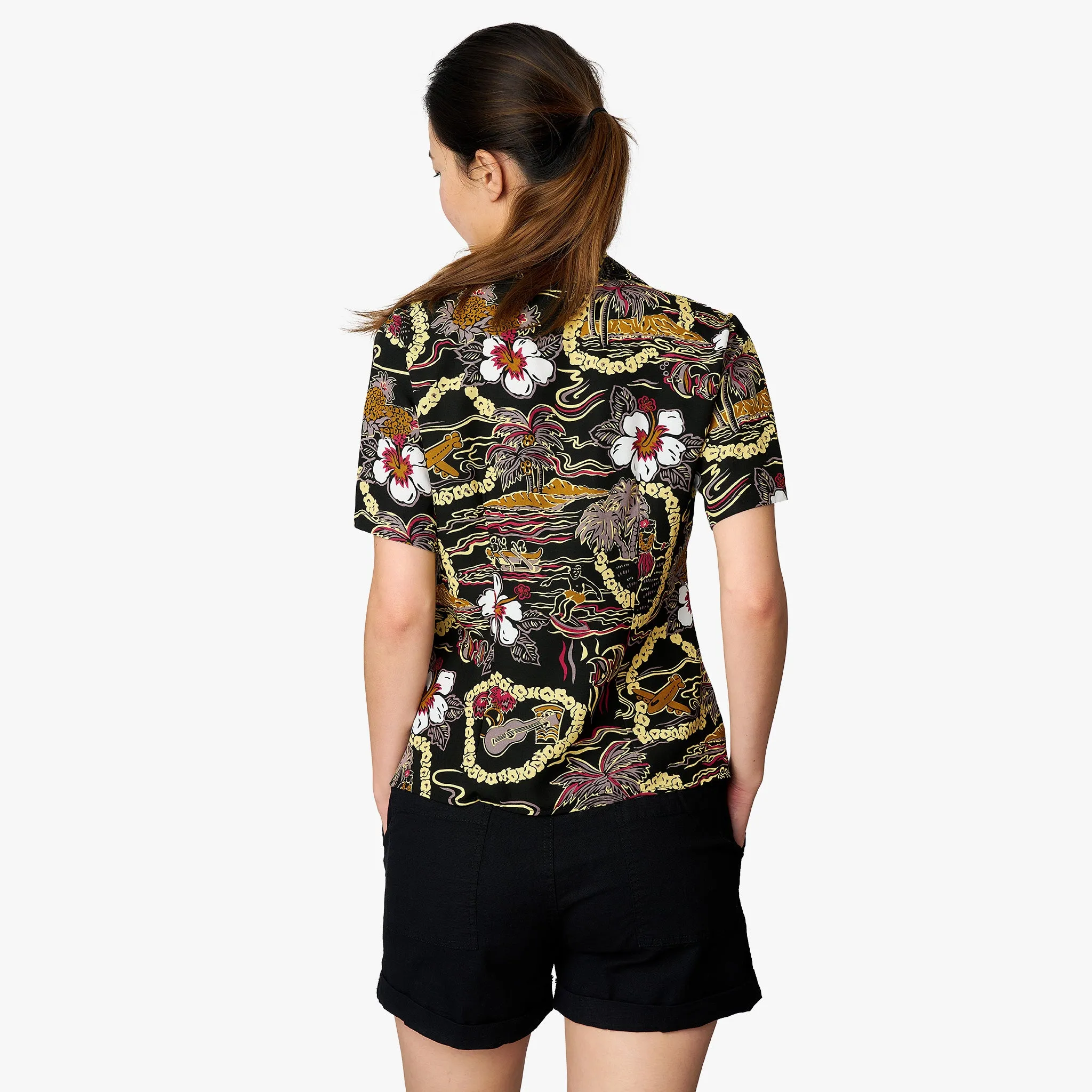 Vintage Scenic Camp Blouse