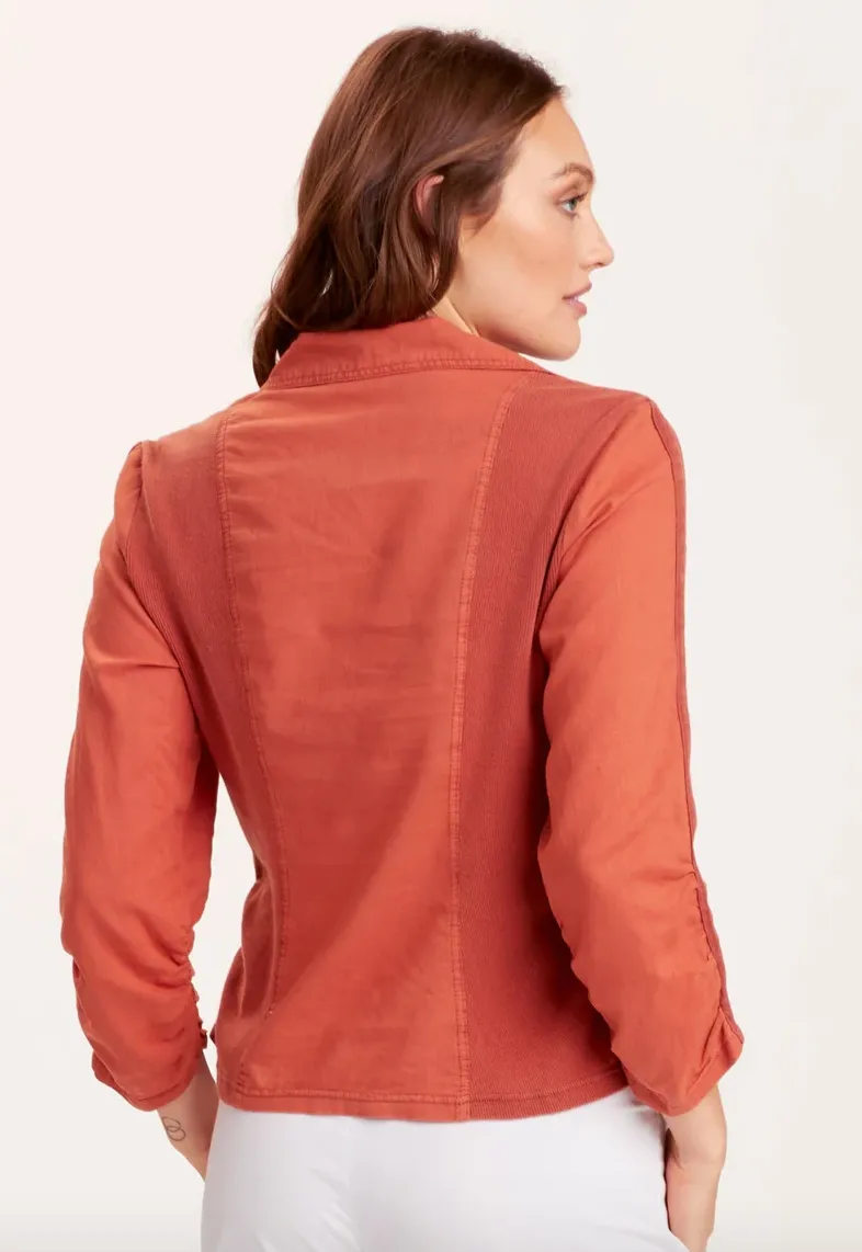 WEAR Linen Folksy Jacket-Sunbaked