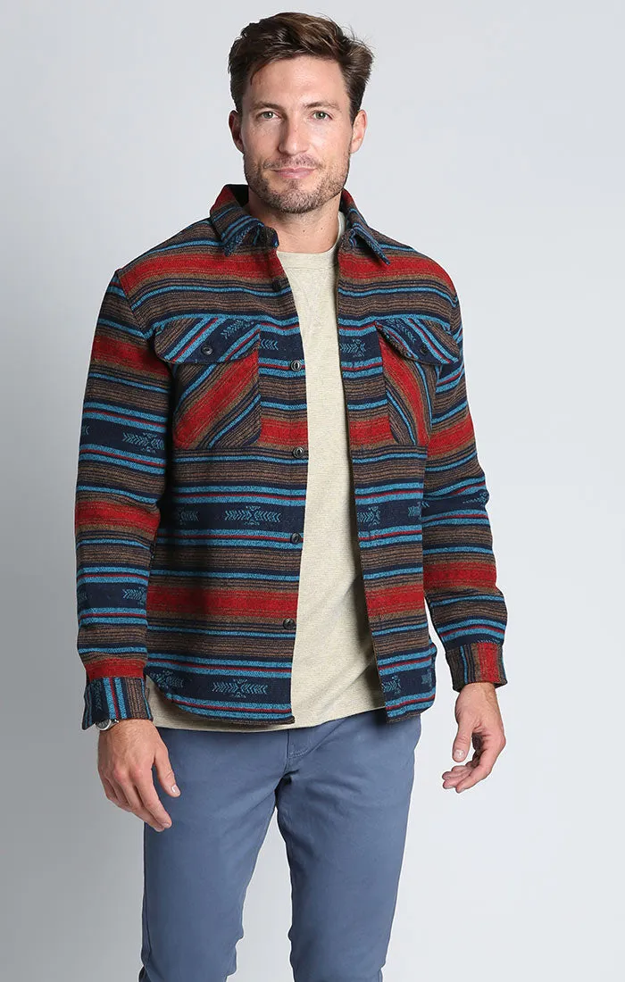 Wool Blend Shirt Jacket