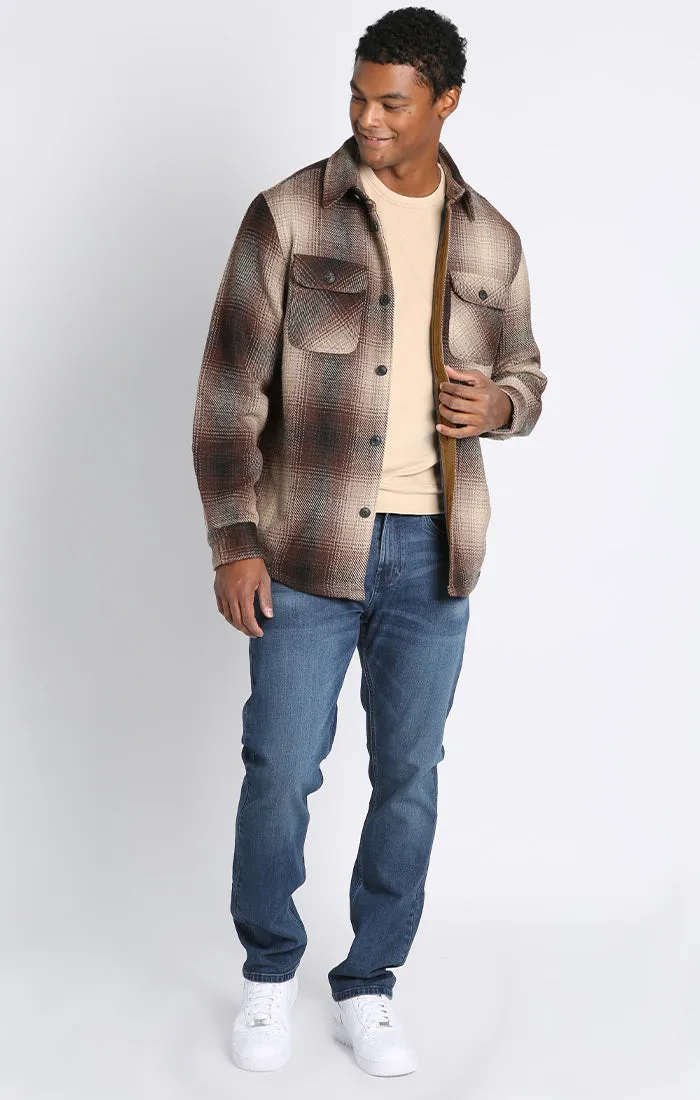 Wool Blend Shirt Jacket