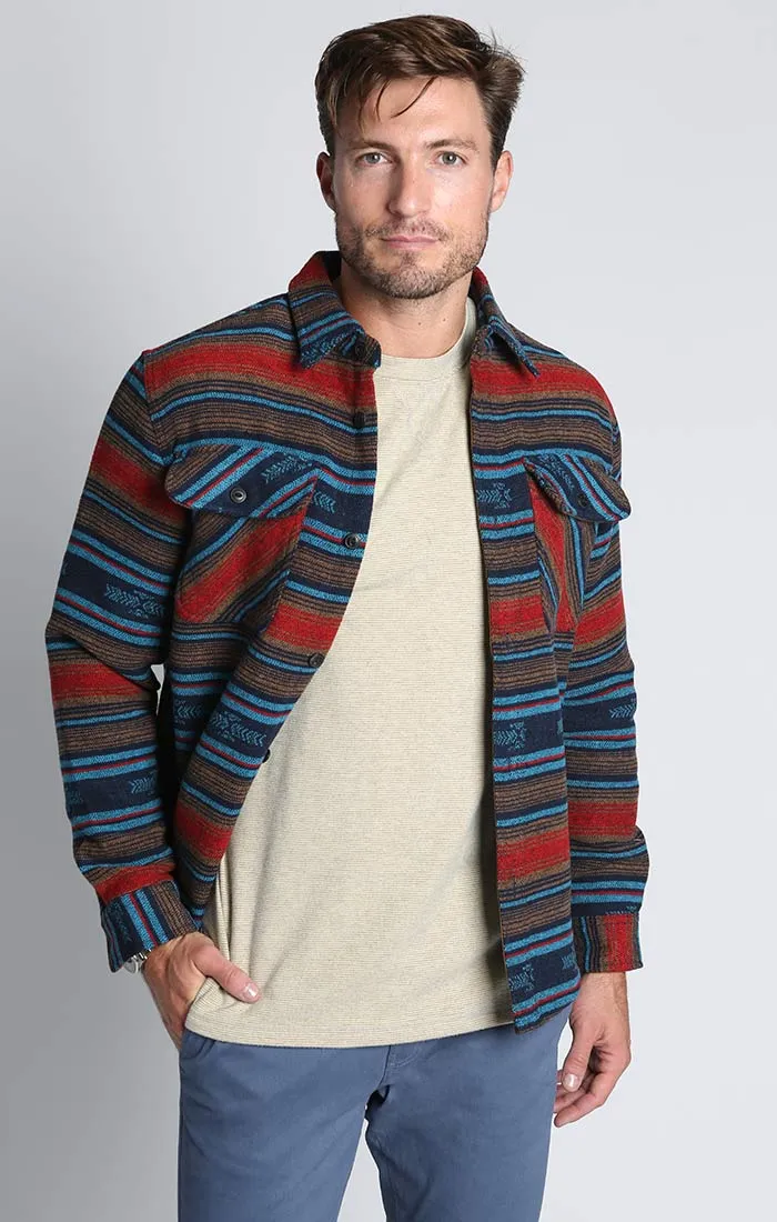 Wool Blend Shirt Jacket