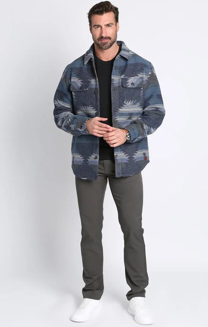 Wool Blend Shirt Jacket