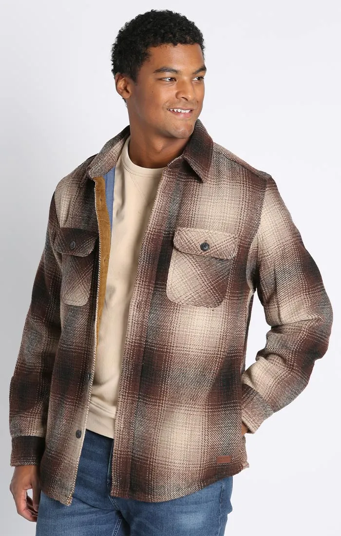Wool Blend Shirt Jacket