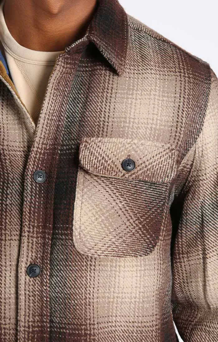Wool Blend Shirt Jacket