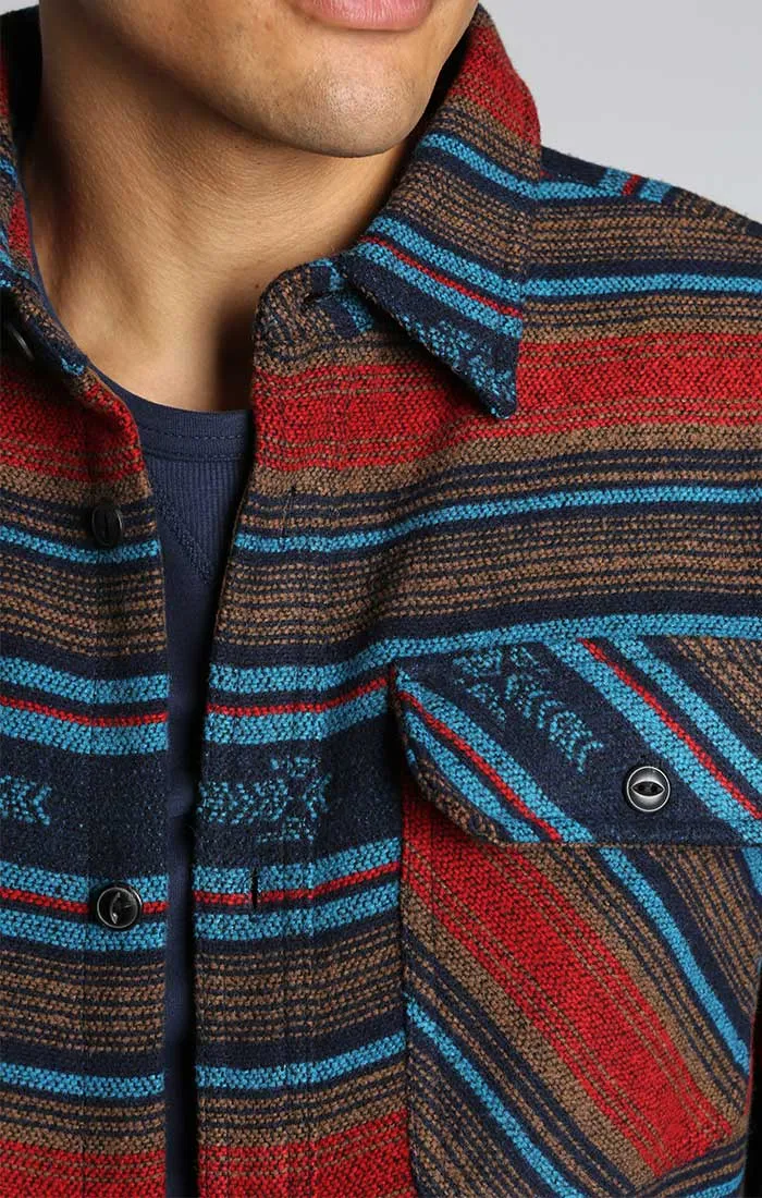 Wool Blend Shirt Jacket