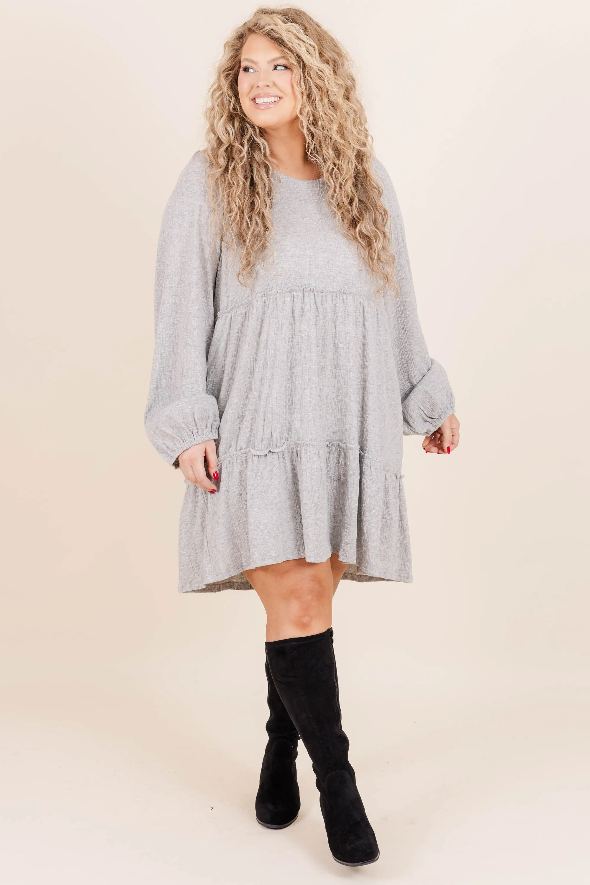 You're So Sweet Dress, Gray